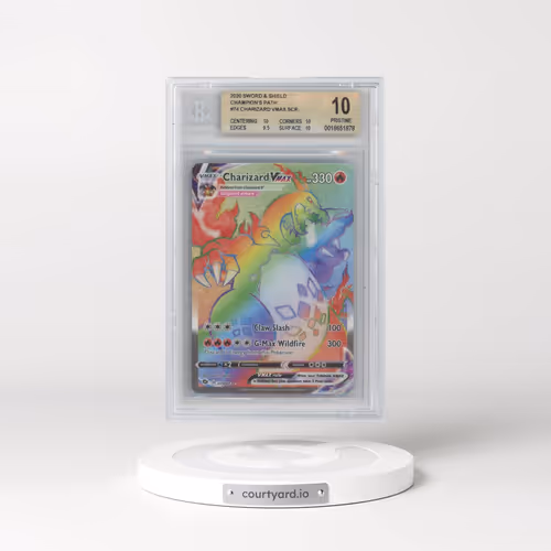 2020 Champion's Path #074 Charizard VMAX - Rainbow Rare Holo (BGS 10 PRISTINE)