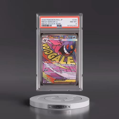 2025 Pokémon M2a-Mega Dream EX #230 Mega Gengar EX - Holo Mega Attack Rare (PSA 8 NM-MT)