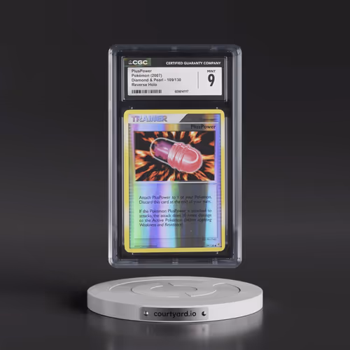 2007 Diamond & Pearl #109/130 PlusPower - Reverse Holo (CGC 9 MINT)