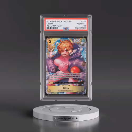 2024 One Piece 500 Years in the Future #111 Lilith - Alternate Art (PSA 10 GEM MINT)