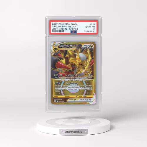 2022 Pokémon Sword & Shield Lost Origin #212 Giratina Vstar - Full Art Secret (PSA 10 GEM MINT)