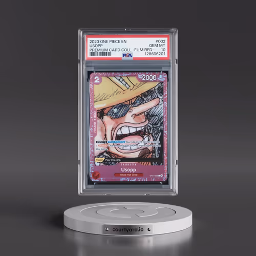 2023 One Piece Premium Card Collection -One Piece Film Red #002 Usopp (PSA 10 GEM MINT)
