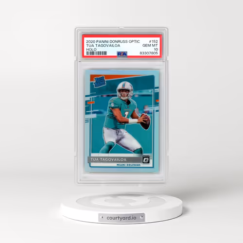 2020 Panini Donruss Optic #152 Tua Tagovailoa - Holo (PSA 10 GEM MINT)