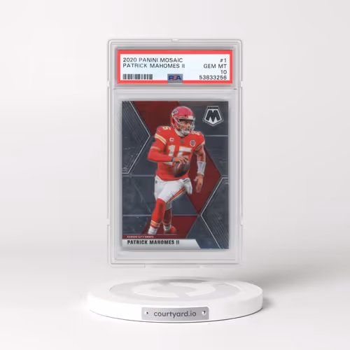 2020 Panini Mosaic #1 Patrick Mahomes II (PSA 10 GEM MINT)