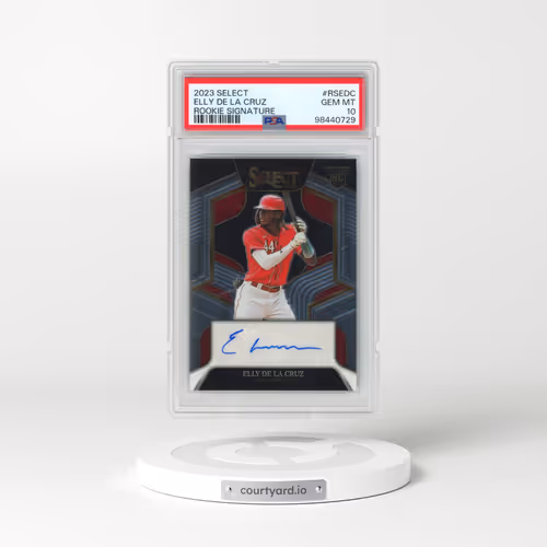 2023 Panini Select Rookie Signature #RSEDC Elly de La Cruz (PSA 10 GEM MINT)