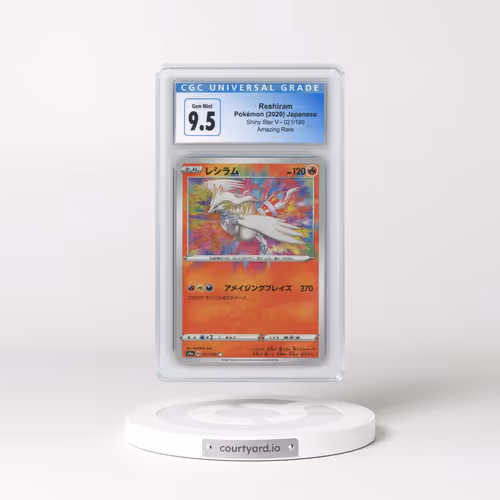 2020 Shiny Star V #021/190 Reshiram - Amazing Rare Holo (CGC 10 GEM MINT)