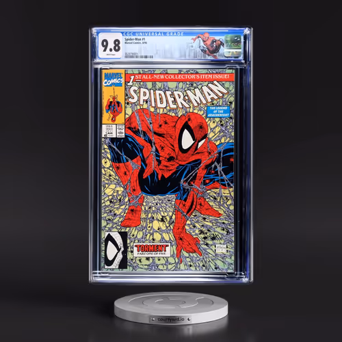Spider-Man #1 CGC 9.8 White Pages (Marvel Comics, 8/90) - Universal