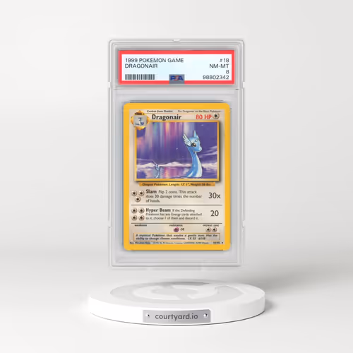 1999 Pokémon Game #18 Dragonair (PSA 8 NM-MT)