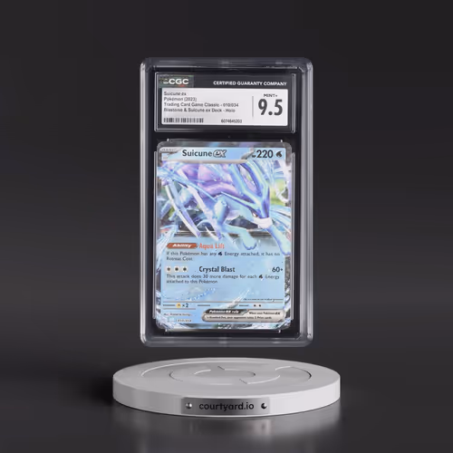 2023 Pokémon Clb-Trading Card Game Classic Blastoise & Suicune EX Deck #010 Suicune EX - Holo (CGC 9