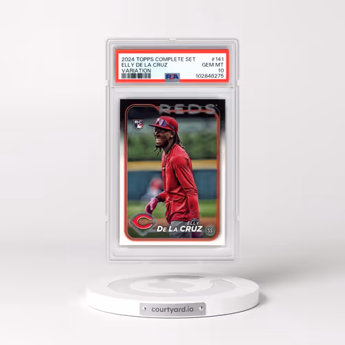 2024 Topps Complete Set #141 Elly de La Cruz - Variation (PSA 10 GEM MINT)