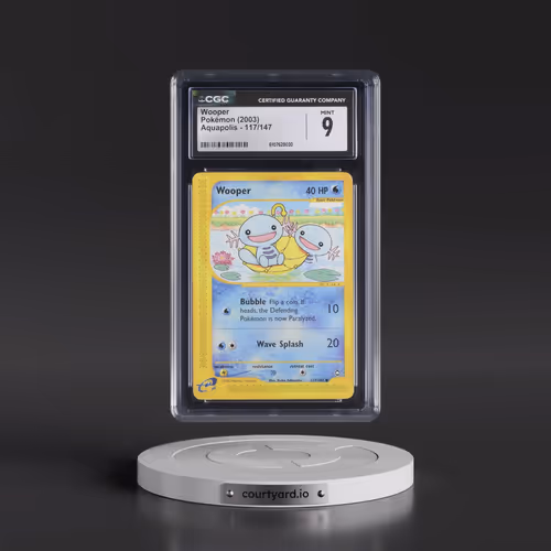 2003 Aquapolis #117/147 Wooper (CGC 9 MINT)