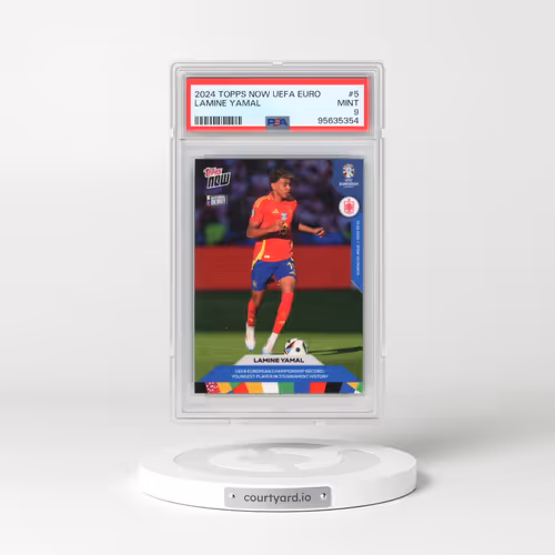 2024 Topps Now UEFA Euro #5 Lamine Yamal (PSA 9 MINT)