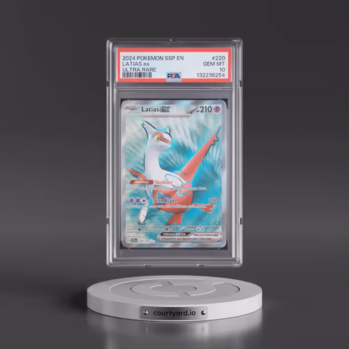 2024 Pokémon Ssp EN-Surging Sparks #220 Latias EX - Holo Ultra Rare (PSA 10 GEM MINT)