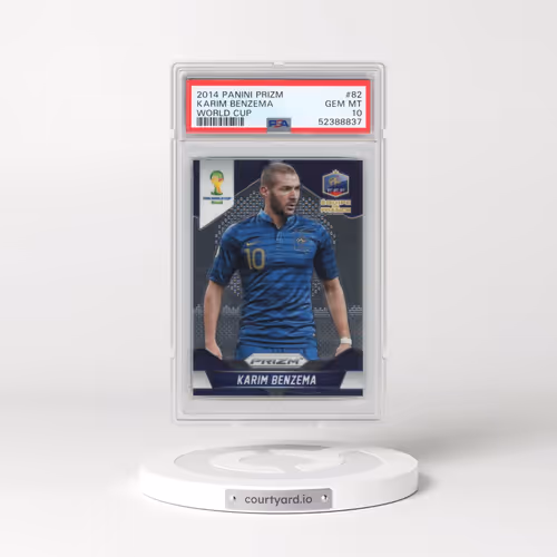 2014 Panini Prizm World Cup #82 Karim Benzema (PSA 10 GEM MINT)