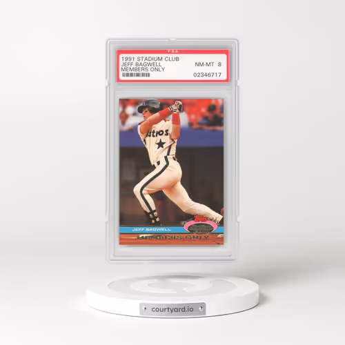 1991 Stadium Club Members Only #11 Jeff Bagwell (PSA 8 NM-MT)