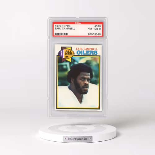 1979 Topps #390 Earl Campbell (PSA 8 NM-MT)