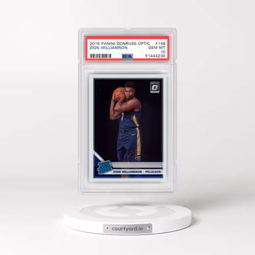 2019 Panini Donruss Optic #158 Zion Williamson (PSA 10 GEM MINT)
