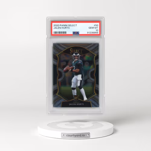 2020 Panini Select #50 Jalen Hurts (PSA 10 GEM MINT)