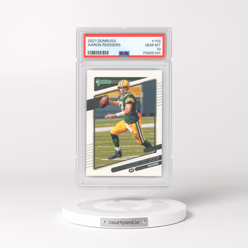 2021 Panini Donruss #155 Aaron Rodgers (PSA 10 GEM MINT)