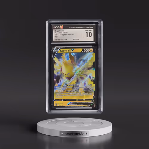 2022 Silver Tempest #057/195 Regieleki V - Holo (CGC 10 GEM MINT)