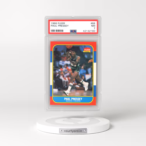 1986 Fleer #88 Paul Pressey (PSA 7 NM)