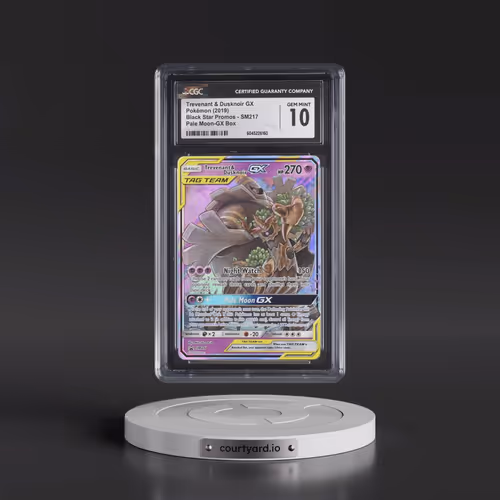 2016 Black Star Promos - Sun & Moon #SM217 Trevenant & Dusknoir GX - Holo Pale Moon-GX Box (CGC