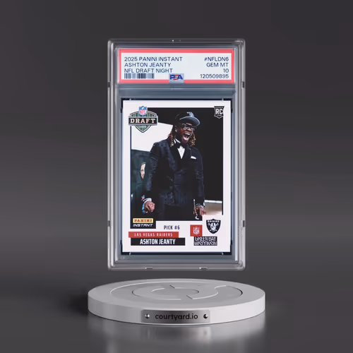 2025 Panini Instant NFL Draft Night #NFLDN6 Ashton Jeanty (PSA 10 GEM MINT)