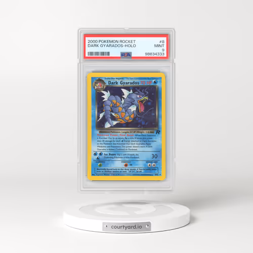 2000 Pokémon Rocket #8 Dark Gyarados - Holo (PSA 9 MINT)