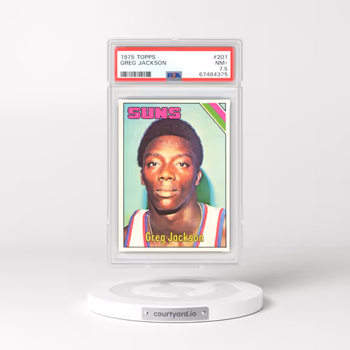 1975 Topps #201 Greg Jackson (PSA 7.5 NM+)