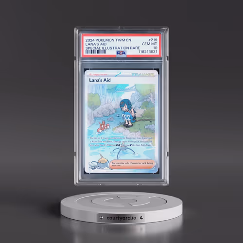 2024 Pokémon Twm EN-Twilight Masquerade #219 Lana's Aid - Special Illustration Rare (PSA 10 GEM MINT