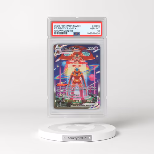 2023 Pokémon Sword and Shield Crown Zenith #GG45 Deoxys Vmax - Full Art (PSA 10 GEM MINT)