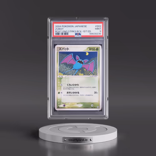 2004 Pokémon Rocket Gang Strikes Back #002 Zubat - 1st Edition (PSA 9 MINT)