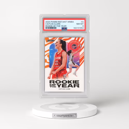 2024 Panini Instant WNBA Rookie of the Year #A Caitlin Clark (PSA 8 NM-MT)