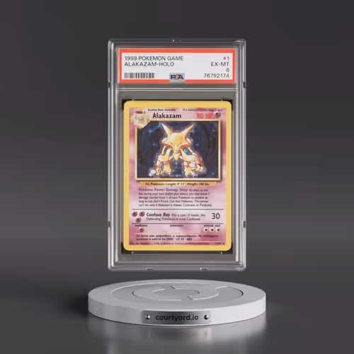 1999 Pokémon Game #1 Alakazam - Holo (PSA 6 EX-MT)