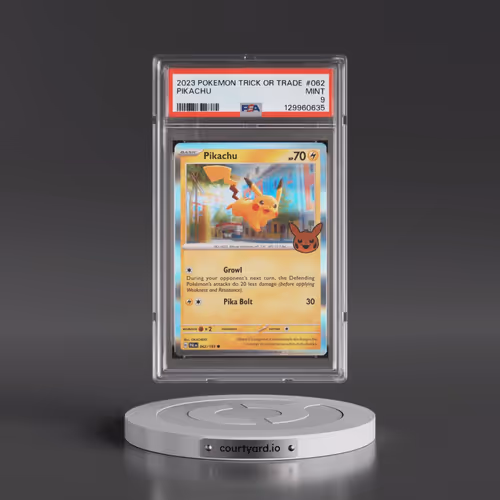 2023 Pokémon Trick or Trade #062 Pikachu (PSA 9 MINT)