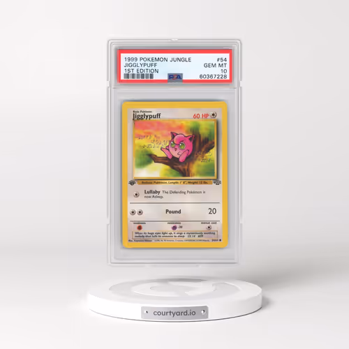 1999 Pokémon Jungle #54 Jigglypuff - 1st Edition (PSA 10 GEM MINT)