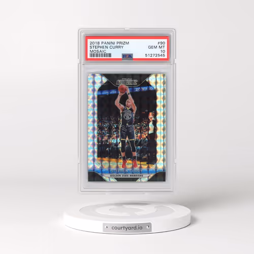 2018 Panini Prizm Mosaic #90 Stephen Curry (PSA 10 GEM MINT)