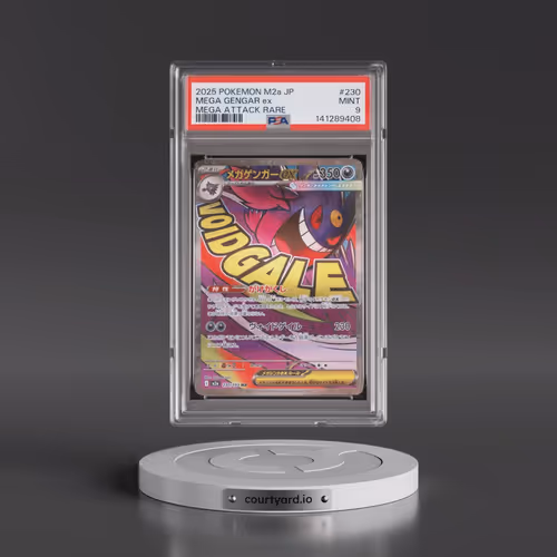 2025 Pokémon M2a-Mega Dream EX #230 Mega Gengar EX - Holo Mega Attack Rare (PSA 9 MINT)