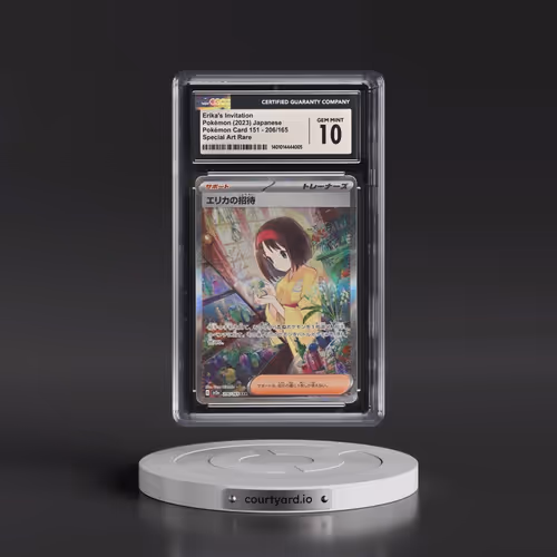 2023 Pokémon Card 151 #206/165 Erika's Invitation - Special Art Rare Holo (CGC 10 GEM MINT)
