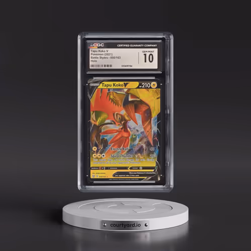 2021 Battle Styles #050/163 Tapu Koko V - Holo (CGC 10 GEM MINT)