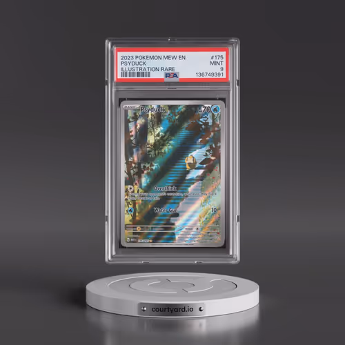 2023 Pokémon Mew EN-151 #175 Psyduck - Illustration Rare (PSA 9 MINT)