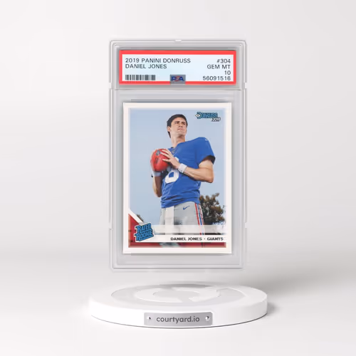 2019 Panini Donruss #304 Daniel Jones (PSA 10 GEM MINT)