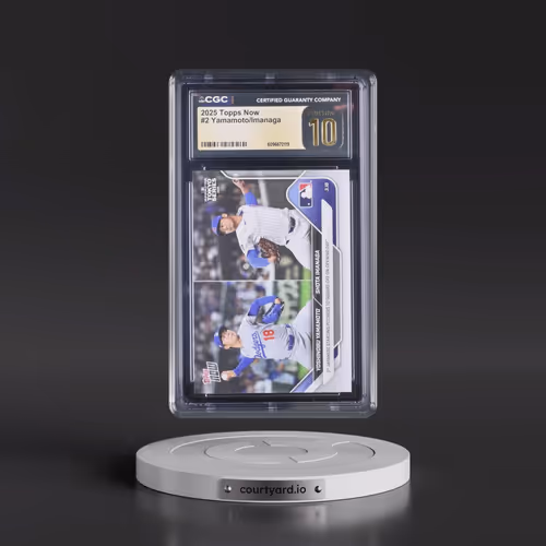 2025 Topps Now #2 Shota Imanaga/Yoshinobu Yamamoto (CGC 10 PRISTINE)