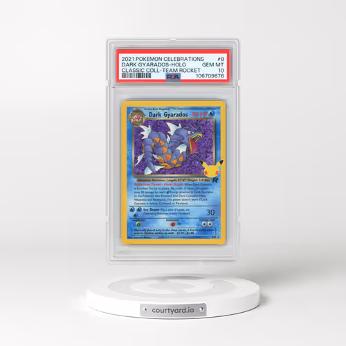 2021 Pokémon Celebrations Classic Collection #8 Dark Gyarados - Holo (PSA 10 GEM MINT)