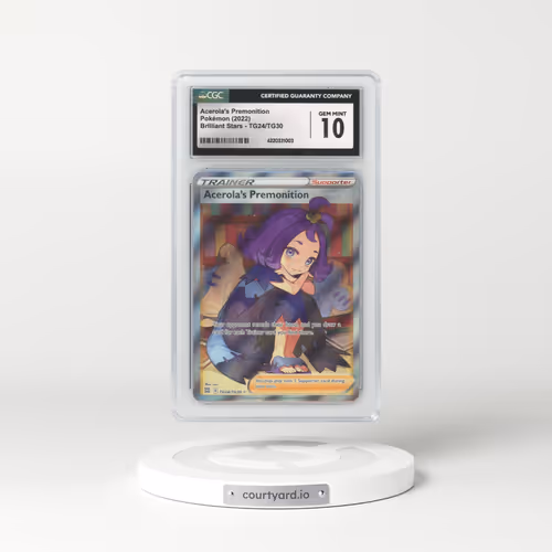 2022 Brilliant Stars #TG24/TG30 Acerola's Premonition (CGC 10 GEM MINT)