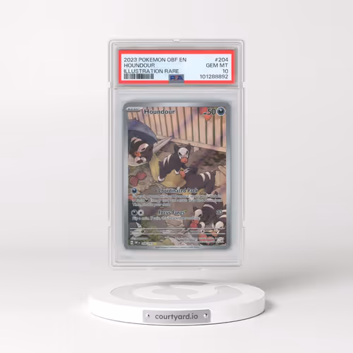 2023 Pokémon Obf EN-Obsidian Flames #204 Houndour - Illustration Rare (PSA 10 GEM MINT)