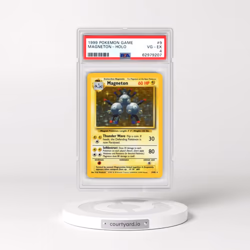 1999 Pokémon Game #9 Magneton - Holo (PSA 4 VG-EX)