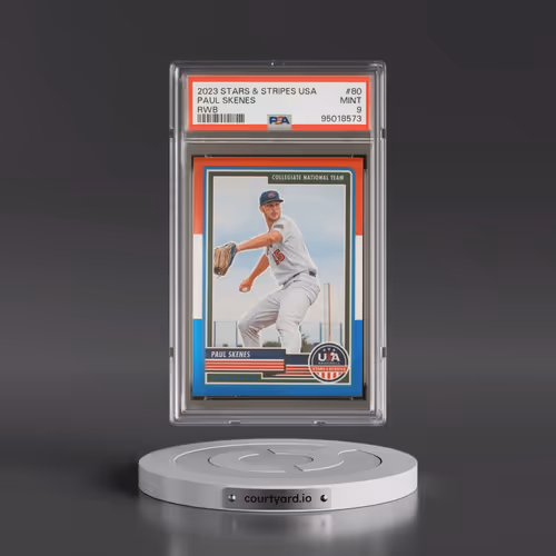 2023 Panini Stars & Stripes USA #80 Paul Skenes - Rwb (PSA 9 MINT)