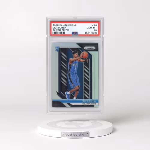 2018 Panini Prizm #99 Mo Bamba - Silver Prizm (PSA 10 GEM MINT)