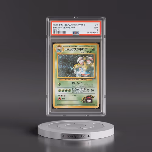 1999 Pokémon Gym 2 #3 Erika's Venusaur - Holo (PSA 7 NM)